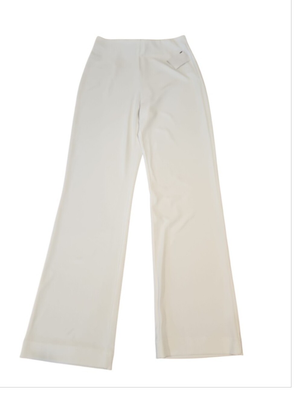 Boston Proper Beyond Travel Set Keyhole Halter Top Wide Leg Pants Ivory White XS - Picture 14 of 16